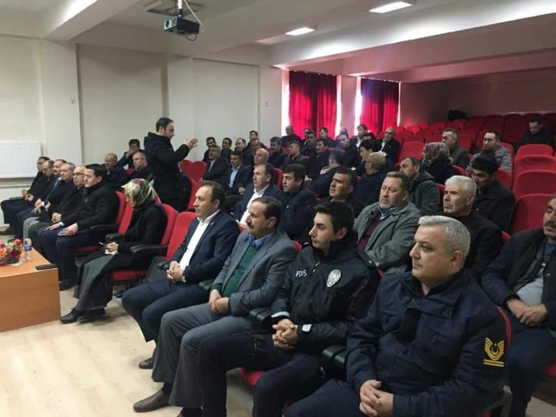 Karla Mucadele ve Koordinasyon ile Muhtarlar Toplantılarına Katıldık