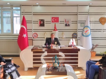 Sancaktar İmam Hatip Ortaokulu Yöneticilerimizden Belediyemize Ziyaret...