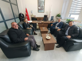 İLÇE MİLLİ EĞİTİM MÜDÜRÜMÜZE HAYIRLI OLSUN ZİYARETİ
