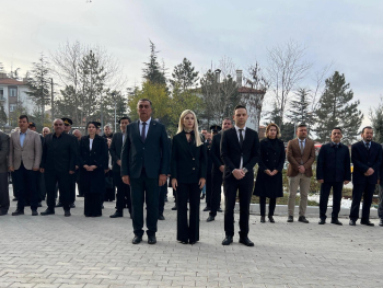 10 KASIM ATATÜRK'Ü ANMA PROGRAMI