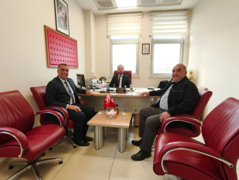 BAŞKANLARIMIZDAN HASTANE MÜDÜRÜNE ZİYARET...