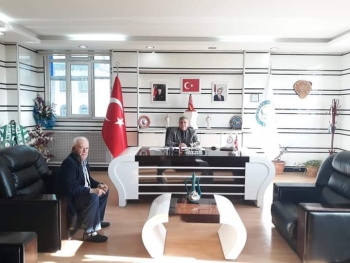 Kıbrıs Gazimiz'den Belediyemize ziyaret ...