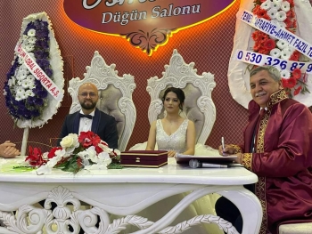 Mukadder ve Onur kardeşlerimizin mutluluklarına ortak olduk