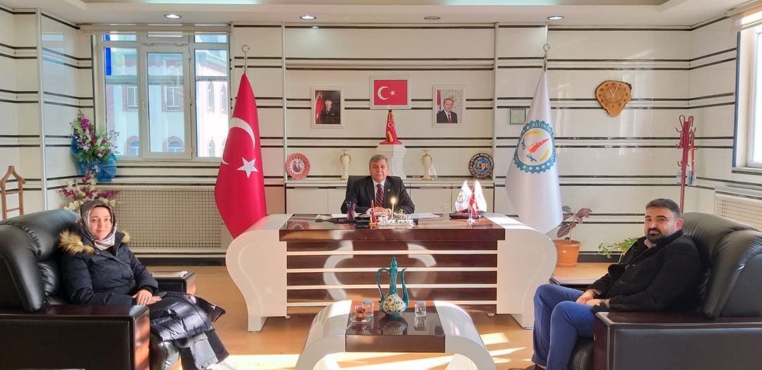 Sancaktar İmam Hatip Ortaokulu Yöneticilerimizden Belediyemize Ziyaret...