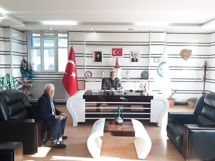 Kıbrıs Gazimiz'den Belediyemize ziyaret ...