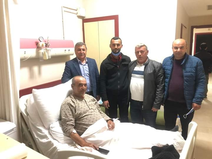 Hasan Hüseyin Altınata kardeşimizi, hastanede ziyaret ederek geçmiş olsun dileklerinde bulunduk.