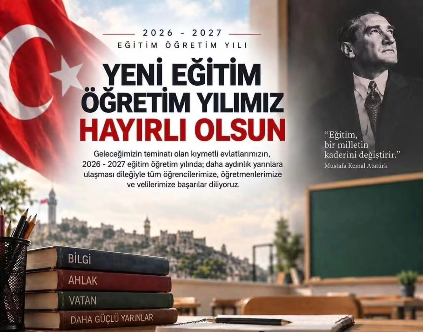 BAŞKAN TUNÇ’TAN YENİ EĞİTİM-ÖĞRETİM YILI MESAJI: "GELECEĞİMİZ İÇİN EĞİTİME DESTEĞİMİZ SÜRECEK"