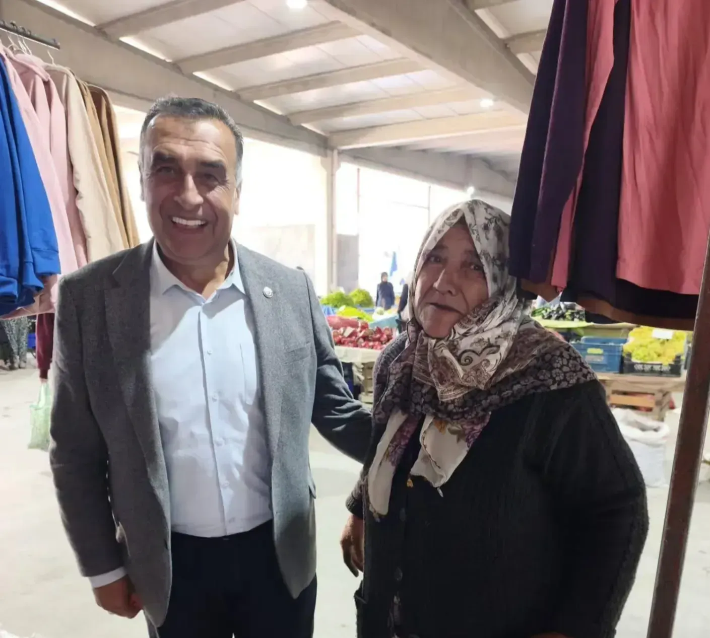 İLÇE PAZARIMIZA ZİYARET